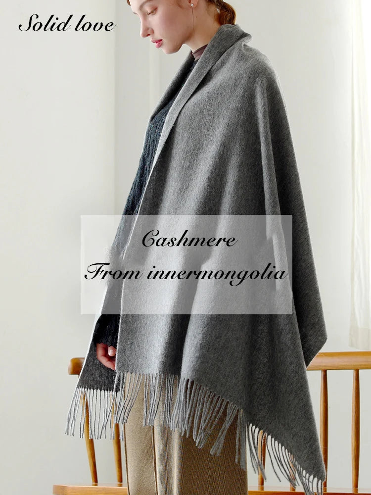 Cashmere Scarf Women Winter Scarf  Pashmina Scarves 2023 Adult Women Luxury Brand  Womens Keep Warm Brand Designer Women