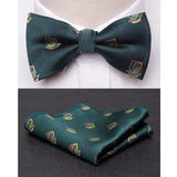 Men Bowtie Cravat Set Fashion Butterfly Party Wedding Ties Girls Business Jacquard Bow Tie Men Bowknot Wholesale Accessories