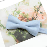Mens Super Soft Downy Suede Parent-Child Bowtie Set Macarons Solid Color Classic Design Cute Butterfly Red Green Blue Pink Tie