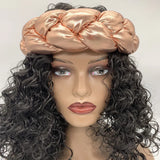 Bronzing Fabric Women's Headbands Elastic Braids Hair Bands Female Turban Cap Party Headwear Accessories Fashion Bandage Bandana