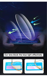 Blue Light Blocking Glasses Frame New Eyewear Prescription Female Eyeglasses Optical Women Spectacles UV400 Anti-Reflective