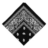 Bandana cotton neck warmer Paisley Cowboy Scarf Fashion Hip Hop Rapper Men Women  Neck Wristband Handkerchief Sports Headwear