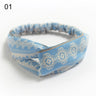 New Fashion Women Girls Bohemian Hair Bands Print Headbands Vintage Cross Turban Bandage Bandanas HairBands Hair Accessories
