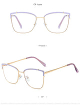 Blue Light Blocking Glasses Frame New Eyewear Prescription Female Eyeglasses Optical Women Spectacles UV400 Anti-Reflective