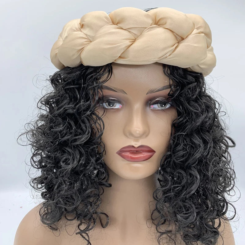 Latest Exaggerated Satin Twist Braids Headband Handmade African Headtie Nigerian Wedding Gele Women Turbans Ladies Head Wraps