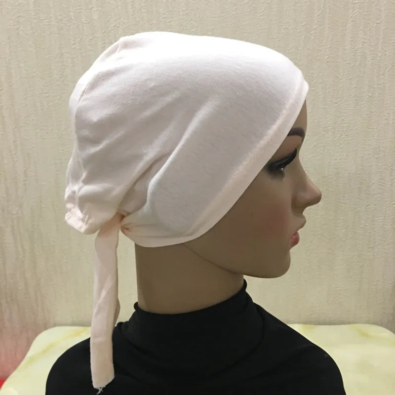 Full Cover Inner Muslim Cotton Hijab Cap Islamic Head Wear Hat Underscarf Bone Bonnet Turkish Scarves Muslim Headcover