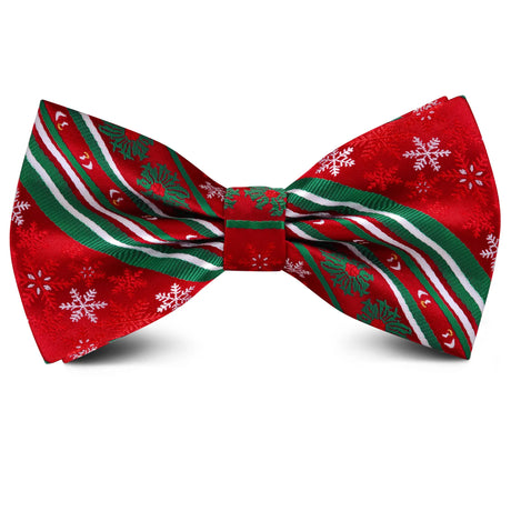 Christmas Bow tie for Men Women Snowmen Christmas Tree Bow knot Pre-tied Adult Silk Jacquard Bowtie Double Fold Cravats Party