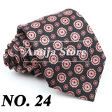 New Men's Formal Tie Striped Blue Gray Necktie 8cm Wide Tie Gift For Man Office Wedding Party Cravat Man Accessories Daily Wear