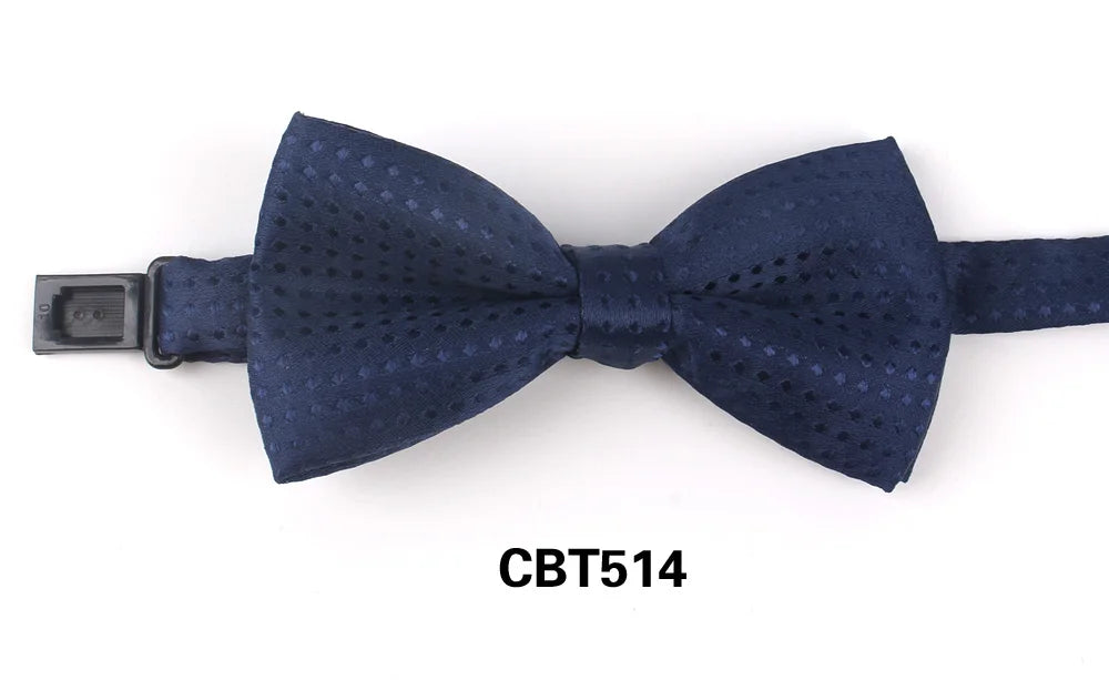 NEW Dots Children Bowtie Fashion Neckwear Adjustable Unisex Bow Tie for Boy and Girl Polyester Pre-Tied