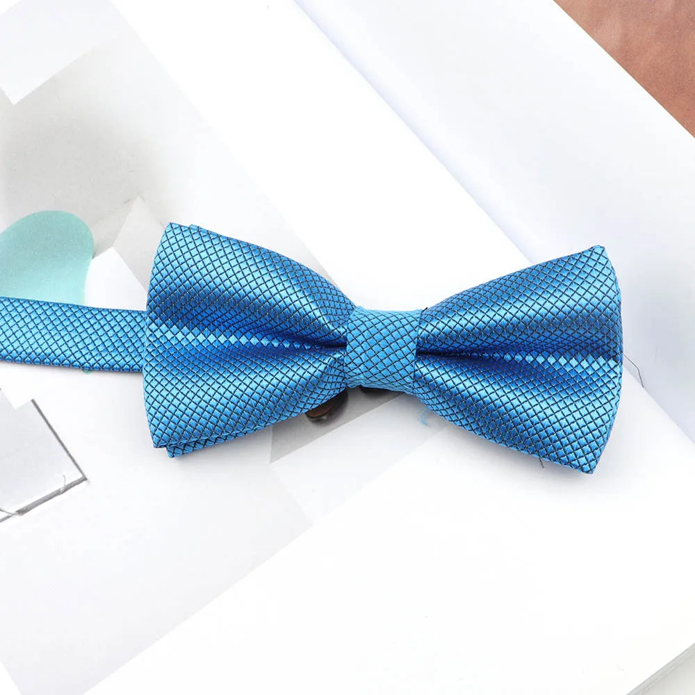 Solid Colorful Parent-Child Bowtie Set Classic Cute Family Butterfly Party Dinner Wedding Design Cute bow tie Accessory NO.1-15
