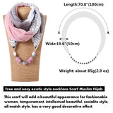 RUNMEIFA solid color Jewelry Statement Necklace Pendant Scarf Women Bohemia Neckerchief  Foulard Femme Accessories Hijab Stores