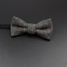 Brand New Wool Bowtie Woven Plaid Stripped Formal Bow Tie Brown Grey Butterfly Mens Wedding Party Dress Shirt Suit Accessories