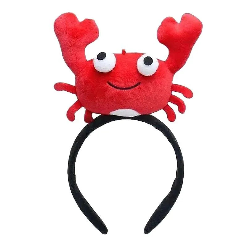 Cute And Cartoonish Korean Plush Animal Hair Clips For Women To Wear, A Popular Face-washing Headband