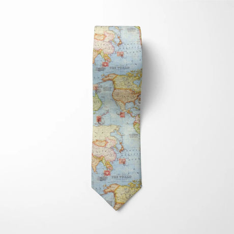 New Oil Painting Animal Map Tie For Men 8cm Wide Polyester High Quality Shirt Accessories Lightning Print Fashion Men's Neck Tie