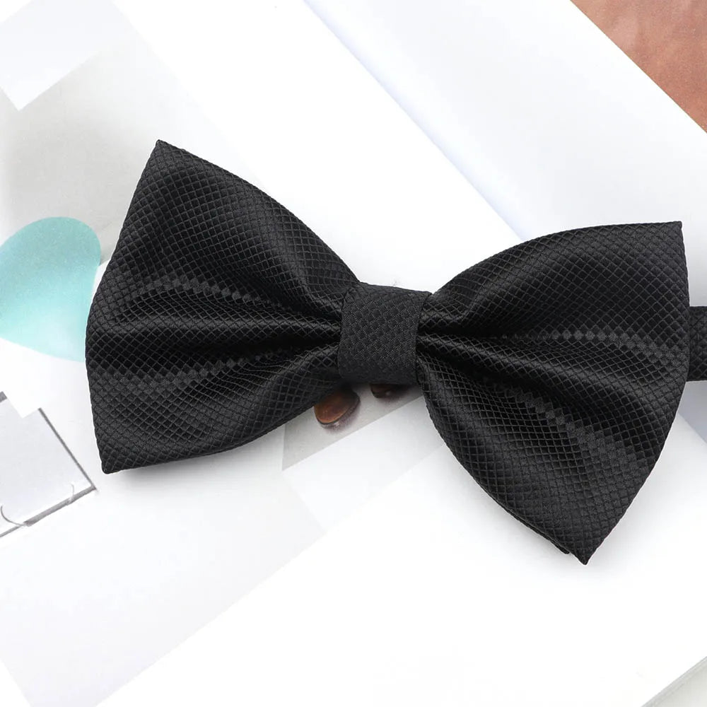 Solid Colorful Parent-Child Bowtie Set Classic Cute Family Butterfly Party Dinner Wedding Design Cute bow tie Accessory NO.1-15
