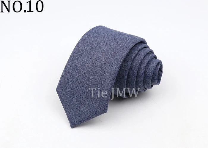 Fashion Neckties Classic Men's Slik Polyester Solid Color Tie For Business Party Wedding Suit Shirt Skinny Neck Ties Accessory