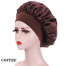 Black Pink Purple Hair Care Caps Silk Bonnet Women'S Nightcaps With Curly Natural Curls Covers With Soft Wide Elastic Adjustable