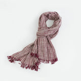 Brand Scarf Luxury Designer Color Contract Muffler Fringed Tassel Cotton Scarves For Male Spring Classic Cachecol Shawl YG369