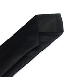 Black Neck Ties For Men Women Casual Suits Solid Tie Gravatas Skinny Mens Neckties For Business Wedding Slim Men Ties