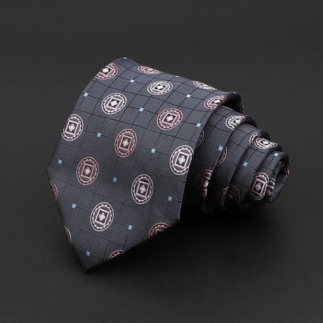 Classic Silk Men Tie Plaid Stripe Floral Ties Formal Wear Business Suit Jacquard Necktie Wedding Party Gift Daily Accessories