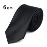 Black Neck Ties For Men Women Casual Suits Solid Tie Gravatas Skinny Mens Neckties For Business Wedding Slim Men Ties