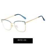 Blue Light Blocking Glasses Frame New Eyewear Prescription Female Eyeglasses Optical Women Spectacles UV400 Anti-Reflective