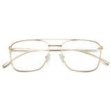 ZENOTTIC Pure Titanium Optical Glasses Frames for Male Oversize Double Bridge Eyewear Myopia Prescription Eyeglasses Frames
