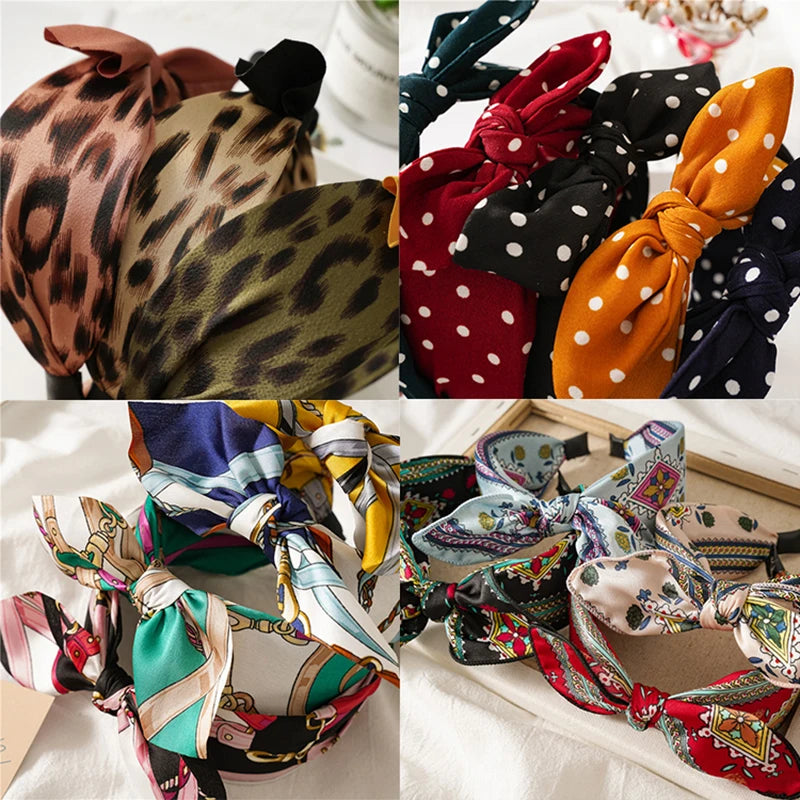 Fashion Women Big Bow Headband Hair Hoop Bands Girls Bowknot Wide Hairbands Ornaments for Girls Hair Accessories Headdredss