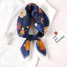 2024 Luxury Brand Silk Scarf Square Women Shawls And Wraps Office Small Hair Neck Hijabs Kerchief Foulard Ladies Scarves 70*70cm