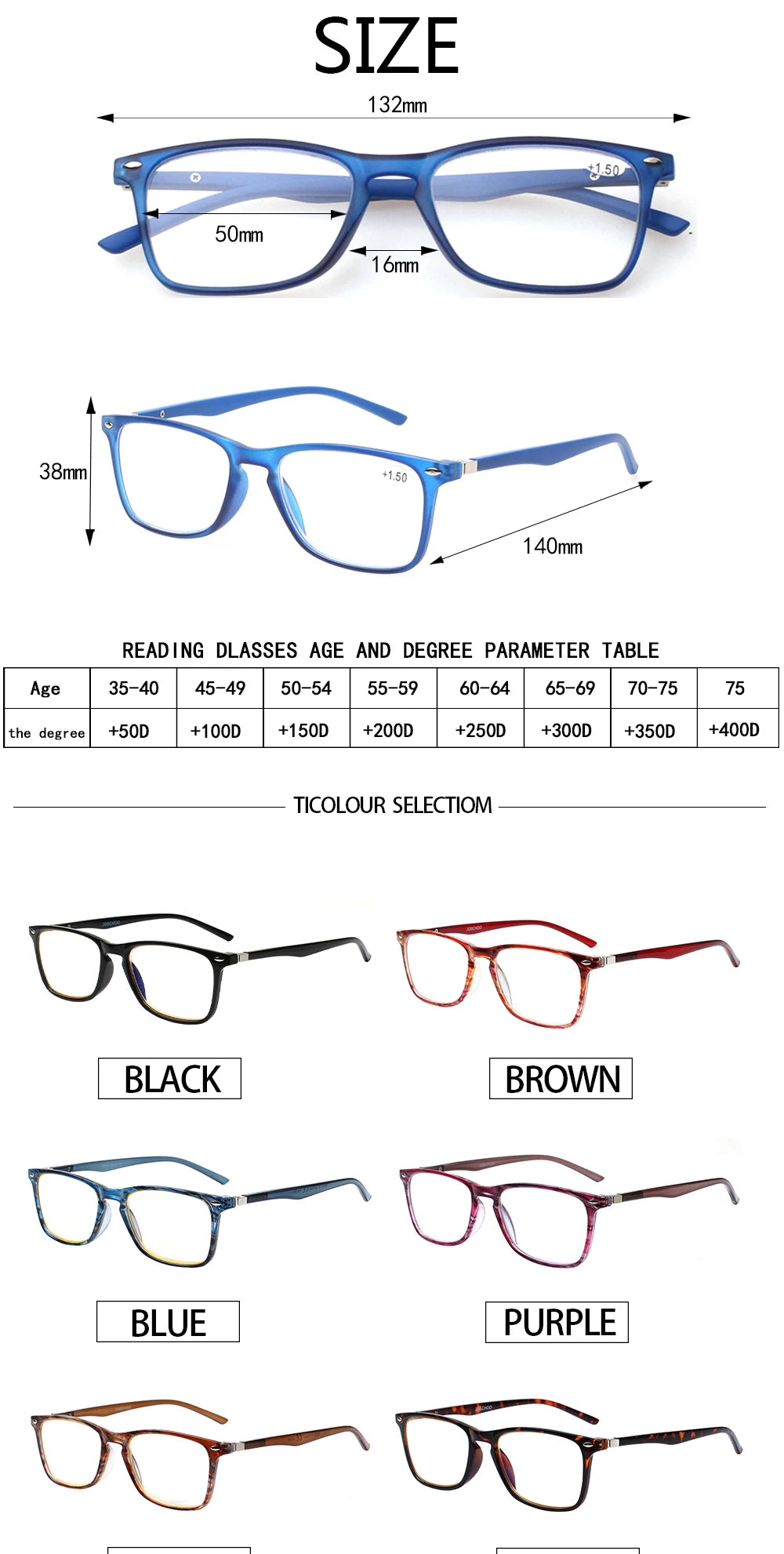 Reading Glasses Blue Light Blocking Computer Readers for Women Men Anti Glare UV Filter Eyeglasses