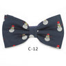 JEMYGINS Christmas Bow Ties for Mens Shirt  Snowflake Christmas Tree Pattern Men Silk Bow Tie  Christmas Party Gift