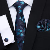 Newest style Green Tie For Men Holiday Present Tie Pocket Squares Set Necktie  Striped Wedding Accessories Man