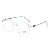Fashion Women Anti Blue Light Glasses Blue Light Blocking Eyewear Luxury Brand Round Optical Spectacle Frame Computer Glasses