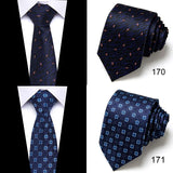 New Style Fashion Men's Tie 7.5 cm Blue Necktie Green & Orange Gravatas For Men Paisley Floral Fit Wedding Workplace