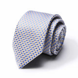 48Colors Classic 7.5cm Tie for Men Silk Tie Luxury Striped Slim Ties for Men Suit Cravat Wedding Party  Gravatas