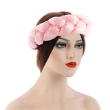 Exaggerated Big Braid Head Band African Raw Silk Turban Cap for Women Lady Nigeria Wedding Party Headpiece Female Headband Mujer