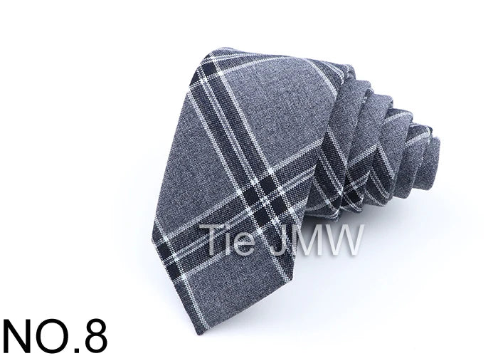 New Soft TR Fabric Polyester Ties For Men Skinny Plaid Business Tie Wedding Dress Butterfly Designer Daily Neckwear Accessories