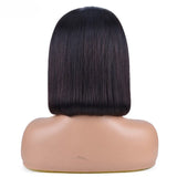 Short Bob Headband Glueless Wig Peruvian Straight Human Hair