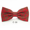 JEMYGINS Christmas Bow Ties for Mens Shirt  Snowflake Christmas Tree Pattern Men Silk Bow Tie  Christmas Party Gift