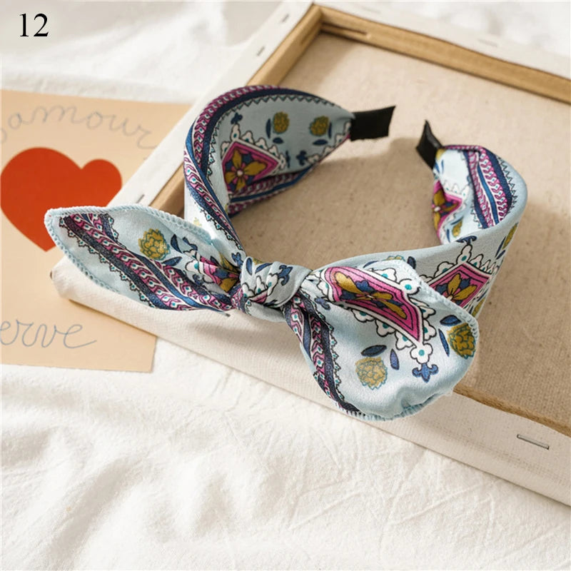 Fashion Women Big Bow Headband Hair Hoop Bands Girls Bowknot Wide Hairbands Ornaments for Girls Hair Accessories Headdredss