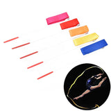 Gym Ribbons Dance Ribbon Rhythmic Art Gymnastic Ballet Streamer Twirling Rod Stick For Gym Training Professional