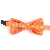 NEW Dots Children Bowtie Fashion Neckwear Adjustable Unisex Bow Tie for Boy and Girl Polyester Pre-Tied