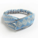 Korean Style Summer Lovely Hairband Women Hair Accessories Turban Twist Cross Headwrap Girl Floral Elastic Knotted Headwear