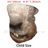 Beaver Face Adult Kids Anti Dust DIY Scarf Mask Beaver Teeth Wild Smile Smiling Face Lips Animal Nature Funny Pet Hairy Friend