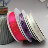 10mm-75mm Custom Printed Ribbon Personal Logo Rubban Giftbox Baking Wrap Wedding Birthday Anniversary Bracelet DIY Bow Making