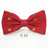 JEMYGINS Christmas Bow Ties for Mens Shirt  Snowflake Christmas Tree Pattern Men Silk Bow Tie  Christmas Party Gift