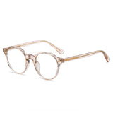 2022 Trending Blue Light Blocking Men's Retro Glasses TR90 Anti Radiation Eyeglasses Women Round Transparent Fashion Eyewear
