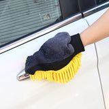 1PCS Waterproof Car Wash Microfiber Chenille Gloves Thick Car Cleaning Mitt Wax Detailing Brush Auto Care Double-faced Glove