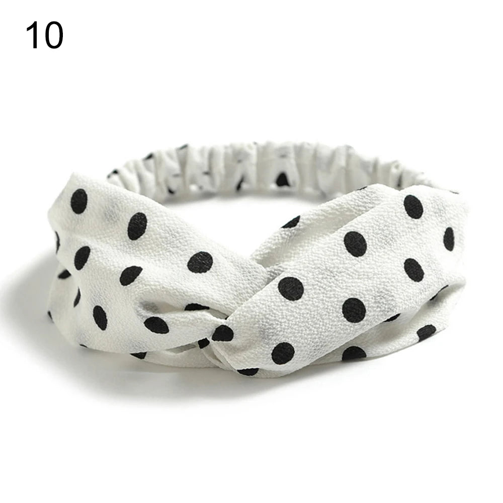 New Fashion Women Girls Bohemian Hair Bands Print Headbands Vintage Cross Turban Bandage Bandanas HairBands Hair Accessories