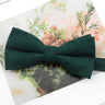 Mens Super Soft Downy Suede Parent-Child Bowtie Set Macarons Solid Color Classic Design Cute Butterfly Red Green Blue Pink Tie